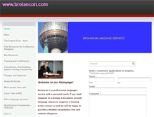 Tablet Screenshot of brolancon.com